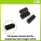 Pin Header Female 2x6 Pin Double Row 2mm height 4.6mm