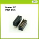 Pin Header Female 2x6 Pin Double Row 2mm height 4.6mm
