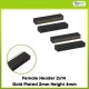 Female Header 2x14 Gold Plated 2mm Height 4mm