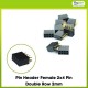Pin Header Female 2x4 Pin Double Row 2mm