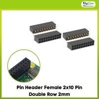 Pin Header Female 2x10 Pin Double Row 2mm