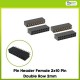 Pin Header Female 2x10 Pin Double Row 2mm