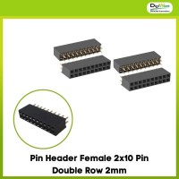 Pin Header Female 2x10 Pin Double Row 2mm