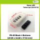 FB-45 White 4 Buttons (69.85 x 34.80 x 17.53 mm)