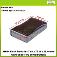 VM-24 Black Smooth 117.60 x 72.14 x 25.40 mm without battery compartment