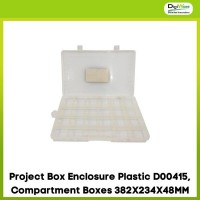 Project Box Enclosure Plastic D00415, Compartment Boxes 382X234X48mm