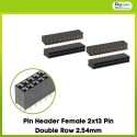Pin Header Female 2x13 Pin Double Row 2.54mm