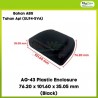 AG-43 Plastic Enclosure 76.20 x 101.60 x 35.05 mm (Black)