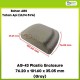 AG-43 Plastic Enclosure 76.20 x 101.60 x 35.05 mm (Gray)