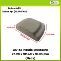 AG-43 Plastic Enclosure 76.20 x 101.60 x 35.05 mm (Gray)