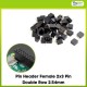 Pin Header Female 2x3 Pin Double Row 2.54mm