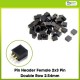 Pin Header Female 2x3 Pin Double Row 2.54mm