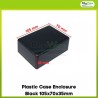Plastic Case Enclosure Black 105x70x35mm