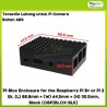 Pi-Blox Enclosure for the Raspberry Pi B+ or Pi 2 Uk. (L) 88.8mm (W) 64.5mm (H) 30.5mm, Black (CBPIBLOX-BLK)