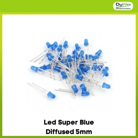 Led Super Blue Diffused 5mm