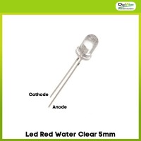Led Red Water Clear 5mm