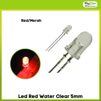 Led Red Water Clear 5mm