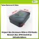 Project Box Enclosure PF24-6-17D Plastic Network Box IP40 DarkGray 240x60x165mm