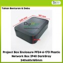Project Box Enclosure PF24-6-17D Plastic Network Box IP40 DarkGray 240x60x165mm