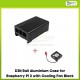 DIN Rail Aluminium Case for Raspberry Pi 3 with Cooling Fan Black