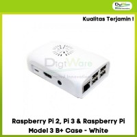 Raspberry Pi 2, Pi 3 &amp Raspberry Pi Model 3 B+ Case - White