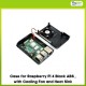 Case for Raspberry Pi 4 Black ABS , with Cooling Fan and Heat Sink