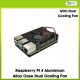 Raspberry Pi 4 Aluminium Alloy Case Dual Cooling Fan