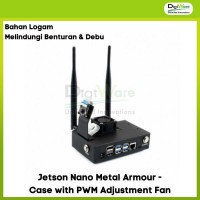 Jetson Nano Metal Armour - Case with PWM Adjustment Fan