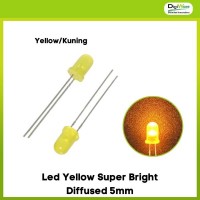Led Yellow Super Bright Diffused 5mm