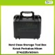 Hard Case Storage Tool Box Kotak Perkakas Hitam 274x225x163mm
