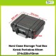 Hard Case Storage Tool Box Kotak Perkakas Hitam 274x225x113mm