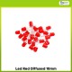 Led Red Diffused 10mm