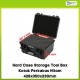 Hard Case Storage Tool Box Kotak Perkakas Hitam 428x350x230mm