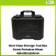 Hard Case Storage Tool Box Kotak Perkakas Hitam 428x350x230mm