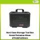 Hard Case Storage Tool Box Kotak Perkakas Hitam 479x387x210mm