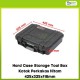 Hard Case Storage Tool Box Kotak Perkakas Hitam D4211 425x325x118mm