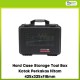 Hard Case Storage Tool Box Kotak Perkakas Hitam D4211 425x325x118mm