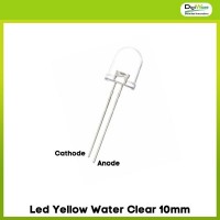 Led Yellow Water Clear 10mm