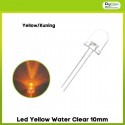 Led Yellow Water Clear 10mm