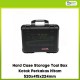 Hard Case Storage Tool Box Kotak Perkakas Hitam D5222 520x415x224mm