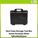 Hard Case Storage Tool Box Kotak Perkakas Hitam D5222 520x415x224mm