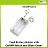 2xAA Battery Holder with On/Off Switch and Slider Cover