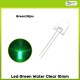 Led Green Water Clear 10mm