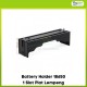 Battery Holder 18650 1 Slot Plat Lempeng