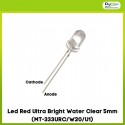 Led Red Ultra Bright Water Clear 5mm (MT-333URC/W20/U1)