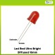 Led Red Ultra Bright Diffused 10mm