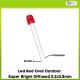 Led Red Oval Outdoor Super Bright Diffused 5.2x3.8mm
