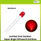 Led Red Oval Outdoor Super Bright Diffused 5.2x3.8mm