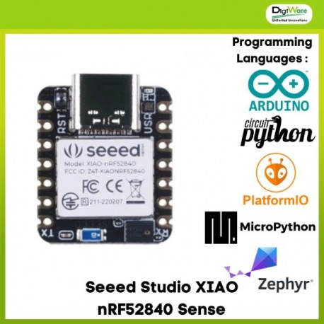 Seeed XIAO BLE nRF52840 Sense TinyML/TensorFlow Lite IMU / Microphone Bluetooth 5