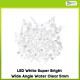 LED White Super Bright Wide Angle Water Clear 5mm
